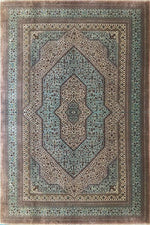 ペルシャ絨毯 クム産 シルク 100% ID:6007 Mirmahdi/ミルメヒディ工房 - ペルシャ絨毯専門店(ゴレスタン)