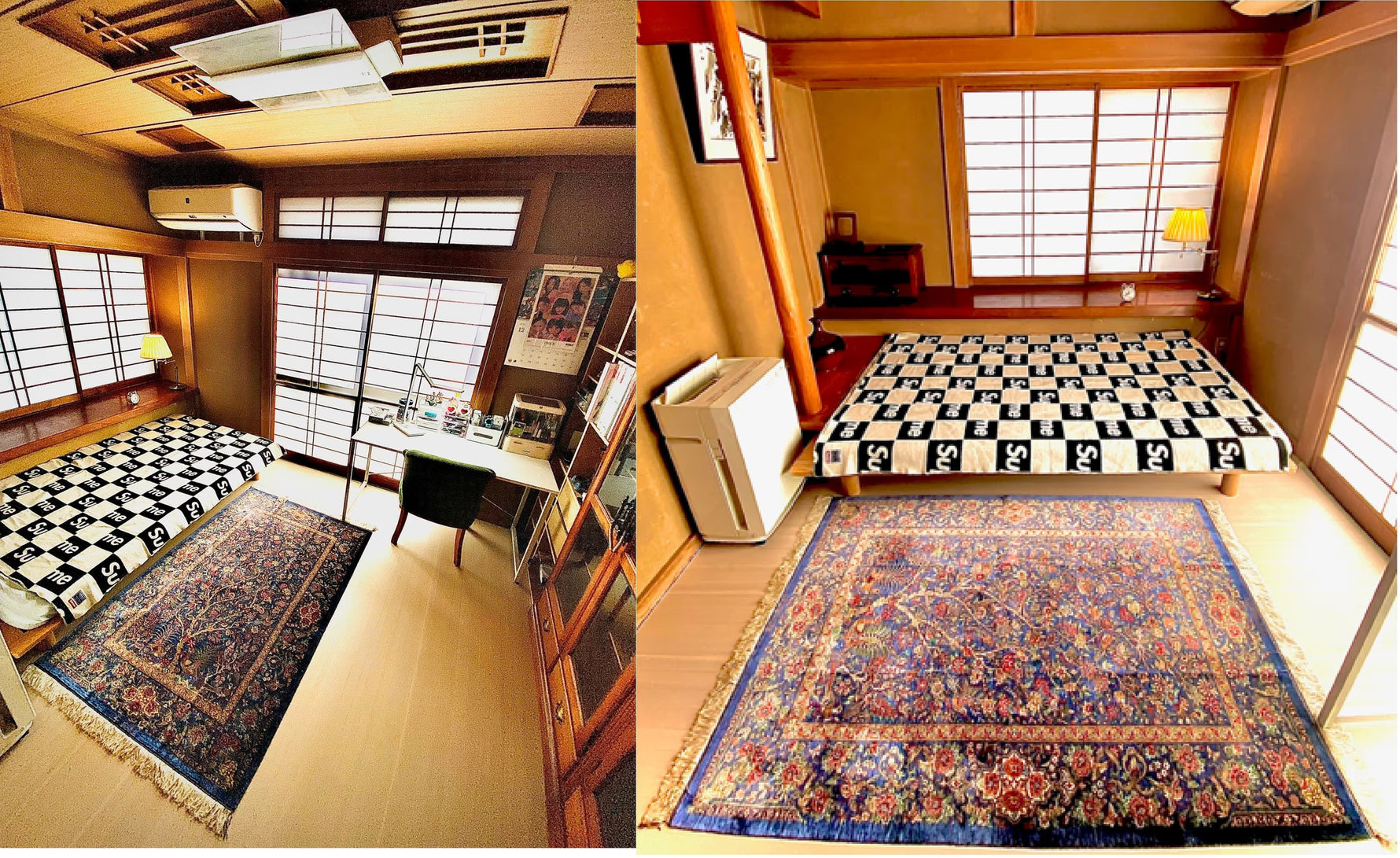 お客様の声：リフォーム和室が和モダンに！シルクペルシャ絨毯生命の樹が姪にも好評