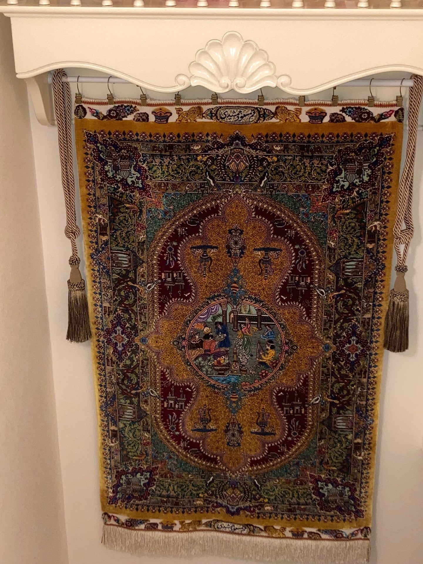 お客様の声:マスウードジャムシディ工房の作品　壁掛け