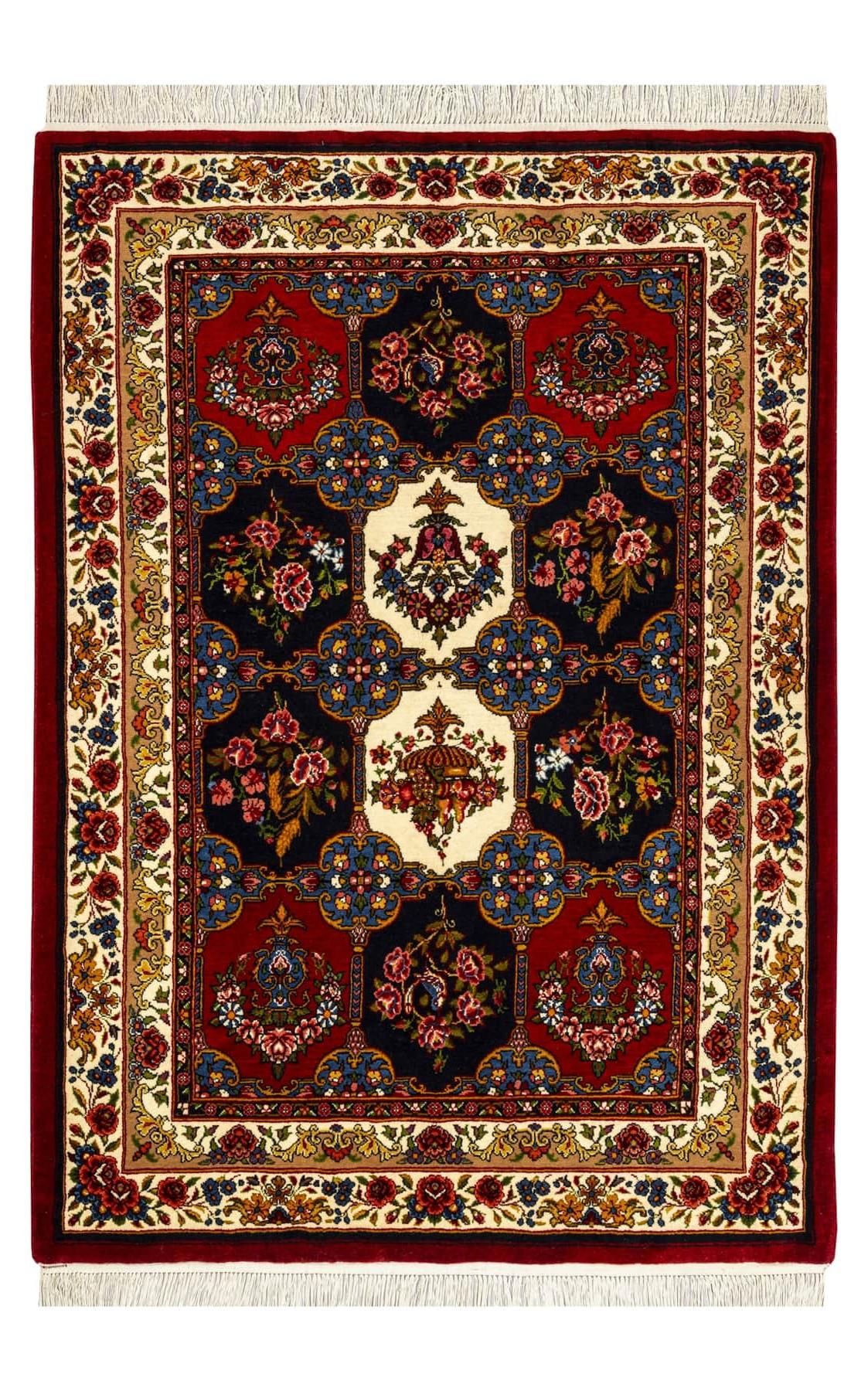 Lowest Price Persian Carpet [Bakhtiari] Navy Hand-woven Persian Carpet (Approx. 3m2)