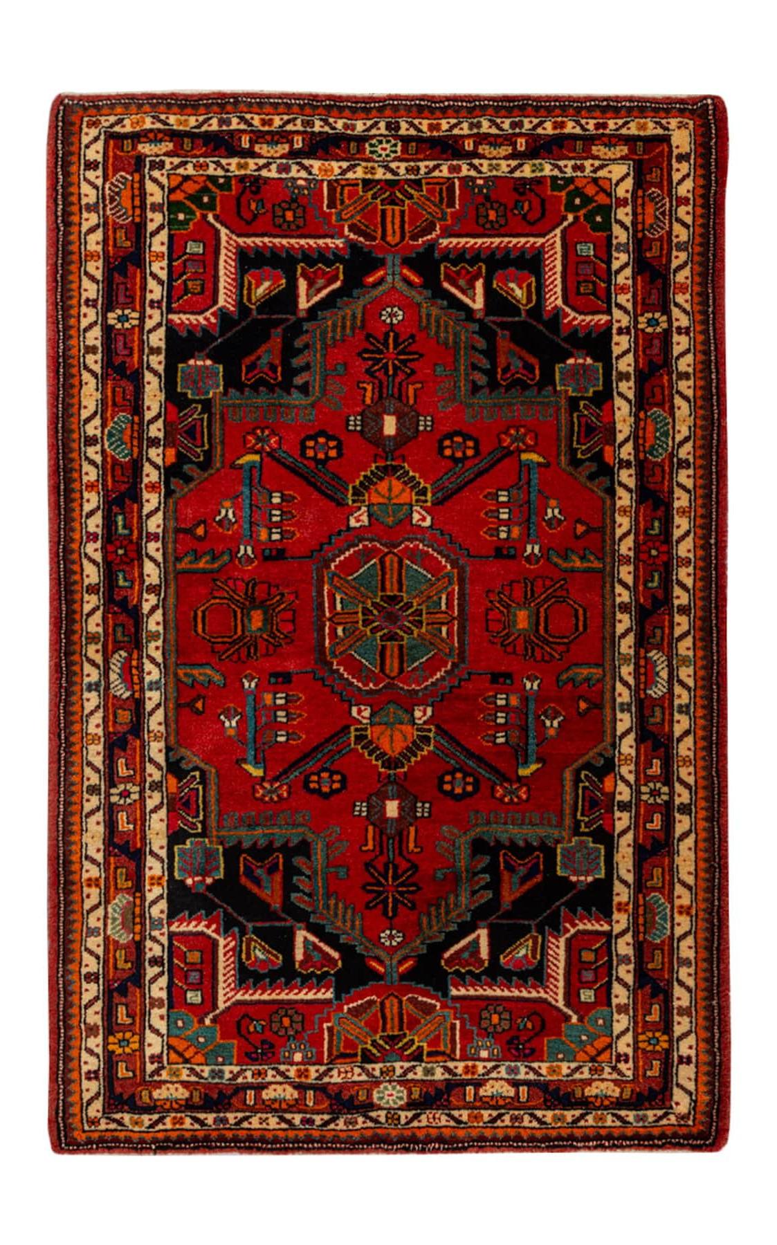 Lowest Price Persian Carpet [Made in Hamadan] Hand-woven Persian carpet with a deep copper color (approx. 3 m2)