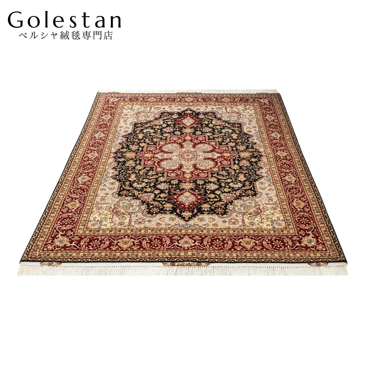 ペルシャ絨毯【タブリーズ産】tabriz-142（約3㎡）