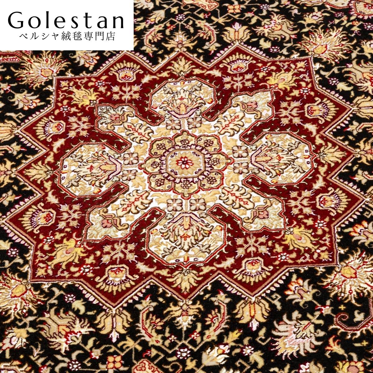 ペルシャ絨毯【タブリーズ産】tabriz-142（約3㎡）