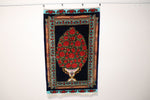 ペルシャ絨毯 クム産 シルク 100% [Hayat bakhsh/ハヤトバクシュ工房] 薔薇花瓶柄 ID:1226 - 画像3