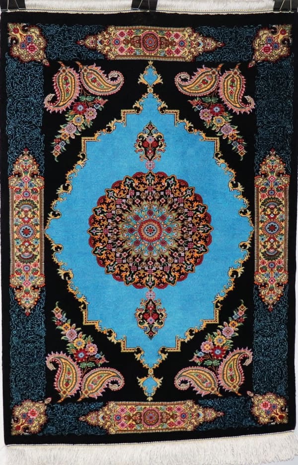 Albal Workshop Vivid Black Medallion 62x89cm (ID14015)