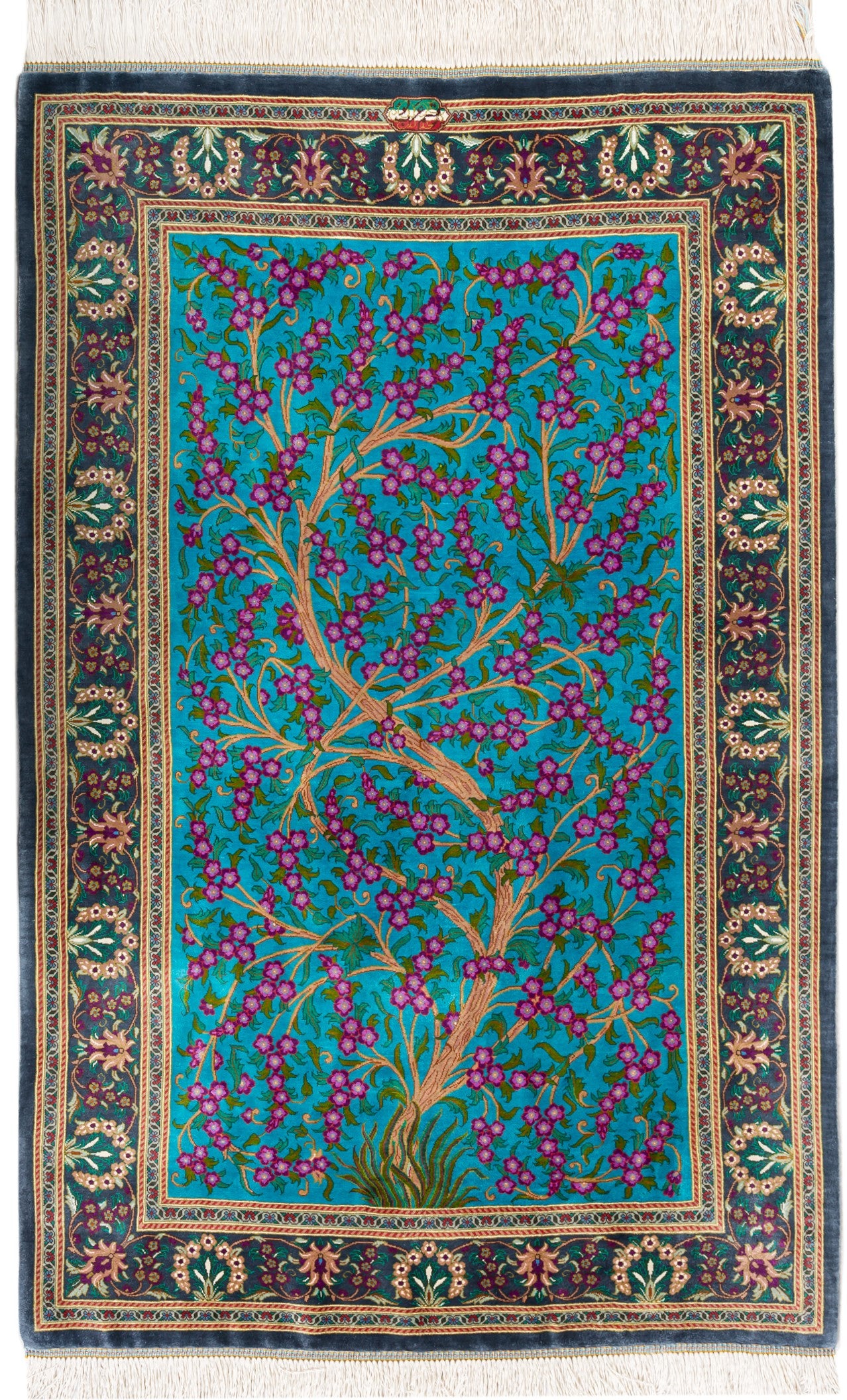 ペルシャ 手織り 絨毯 ( Tree of life ) 生命の木ギャッベ特集（Tree of Life）｜願いを紡ぐ手織りラグ