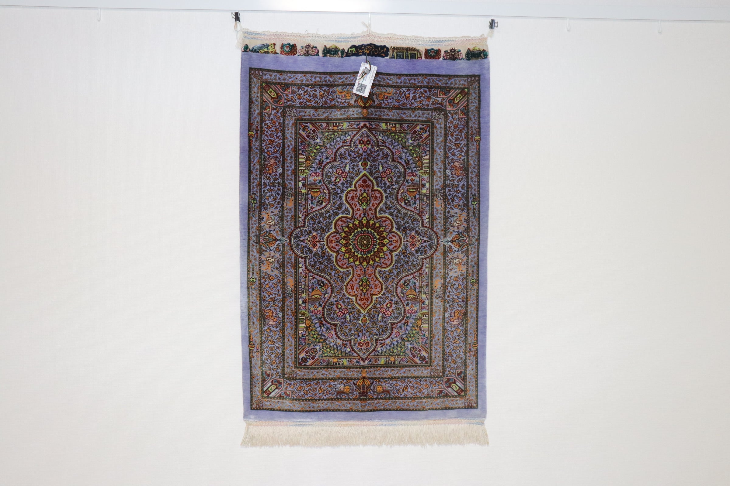 ペルシャ絨毯 クム産 シルク100% [Jyamshidi/モハマドジャムシディ工房