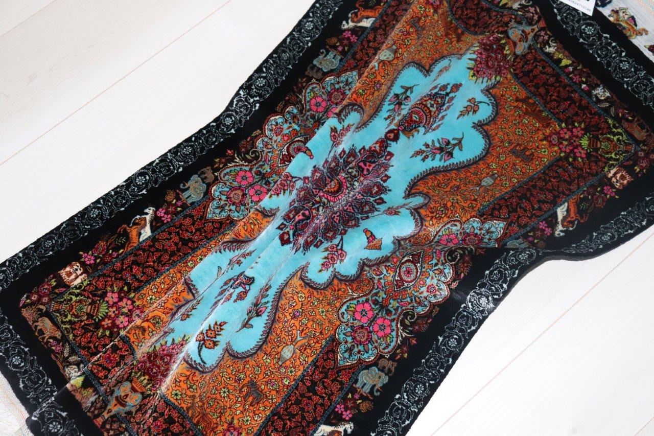 ペルシャ絨毯 クム産 シルク100% [Jyamshidi/モハマドジャムシディ工房