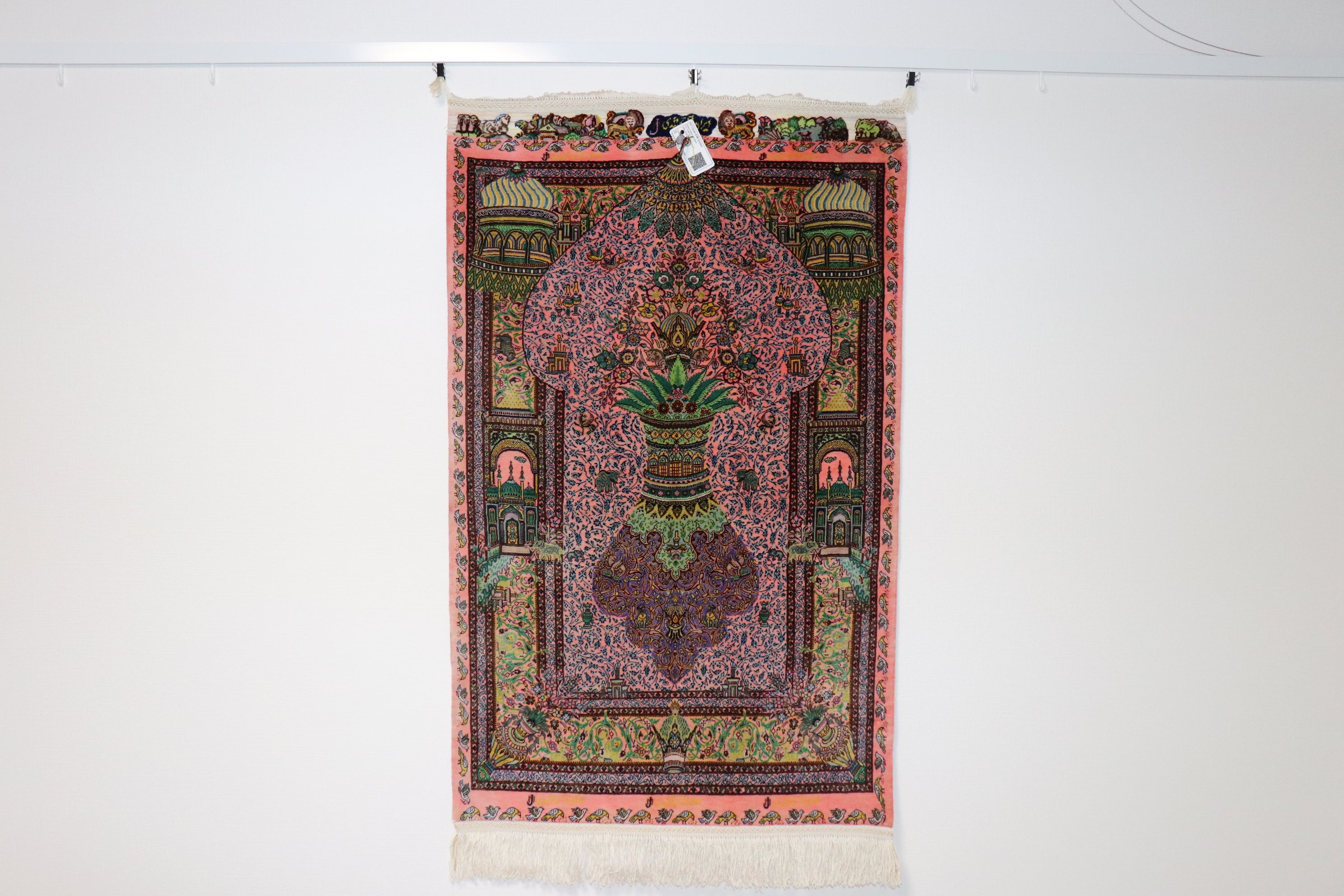 ペルシャ絨毯 クム産 シルク100% [Jyamshidi/モハマドジャムシディ工房