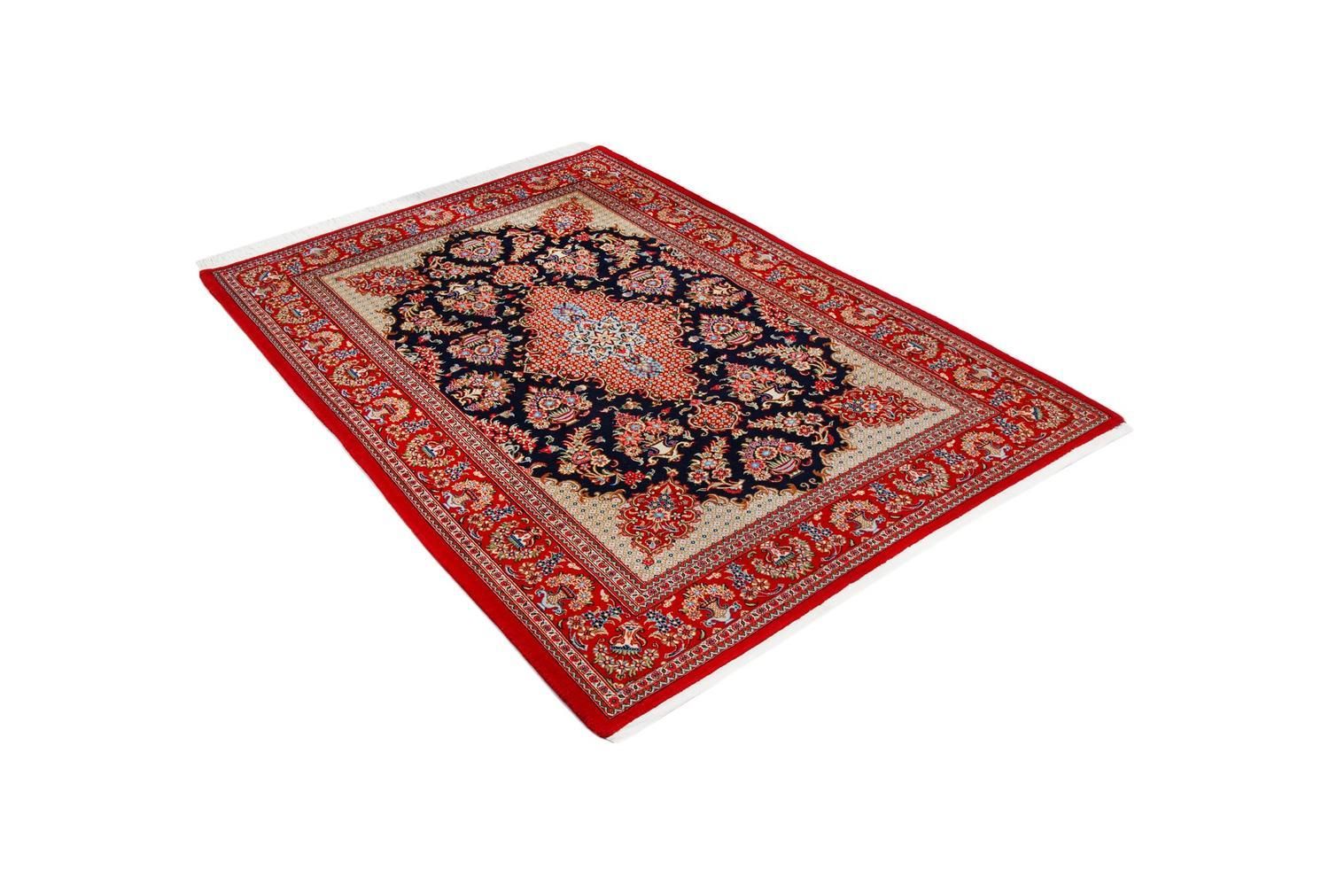 ペルシャ絨毯　クム産　シルク絨毯　57×75 玄関マット ペルシャ絨毯 クム産 シルク絨毯 57×75 玄関マット