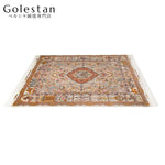 ペルシャ絨毯- 【タブリーズ産】ナミ柄 クリーム地の手織りペルシャ絨毯（約3㎡） - 画像 6