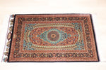 古代ペルシャの栄華【ジャムシディ工房（アッバス）】 91×58cm 「Takht Jamshidi/ペルセポリス」クム産シルク ID25020