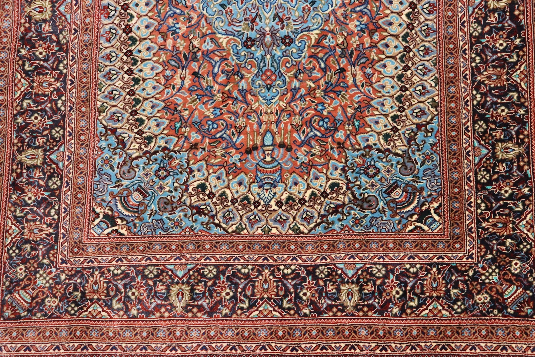古代ペルシャの栄華【ジャムシディ工房（アッバス）】 91×58cm 「Takht Jamshidi/ペルセポリス」クム産シルク ID25020