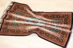 古代ペルシャの栄華【ジャムシディ工房（アッバス）】 91×58cm 「Takht Jamshidi/ペルセポリス」クム産シルク ID25020