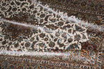 アルバル工房 カーシャン文様 明るいクリーム色 136×210cm (ID11008)