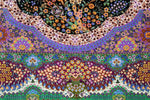 エスハギ工房 繁栄の生命の樹 黒×グリーン 101×151cm (ID18013)
