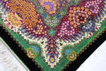 エスハギ工房 繁栄の生命の樹 黒×グリーン 101×151cm (ID18013)