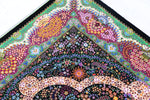 エスハギ工房 繁栄の生命の樹 黒×グリーン 101×151cm (ID18013)