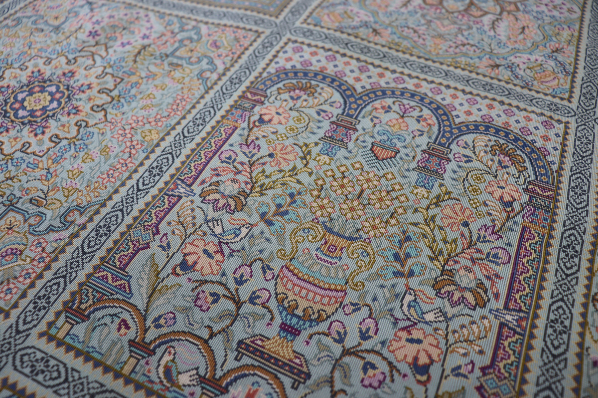 バゲルザデ工房 工房傑作パネル スカイブルー 105×160cm (ID11018)