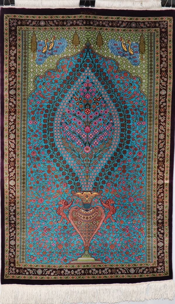 アルバル工房 オリジナル花瓶 赤紫 59×92cm (ID14009)