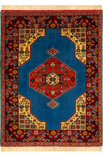 業界最安値 ペルシャ絨毯 手織り ウール&シルク ホラーサン産 大サイズ ID23019