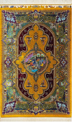 悠久の時を超える、古代ペルシャの栄華 名門【マスウード・ジャムシディ】が蘇らせた歴史絵巻　クム産シルク ID25034