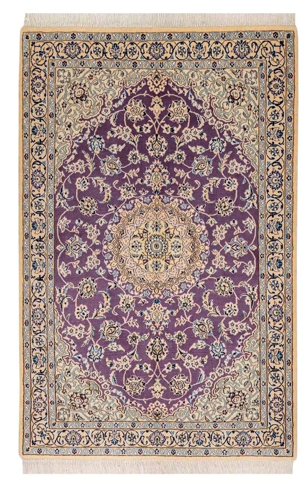 ナイン産 手織りウール メダリオン 130×200cm (No.94)