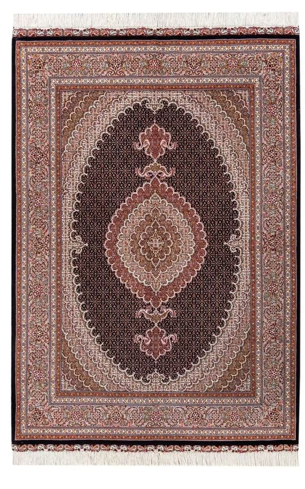 Hand-woven Tabriz Wool Mahi 150x215cm (No.101)