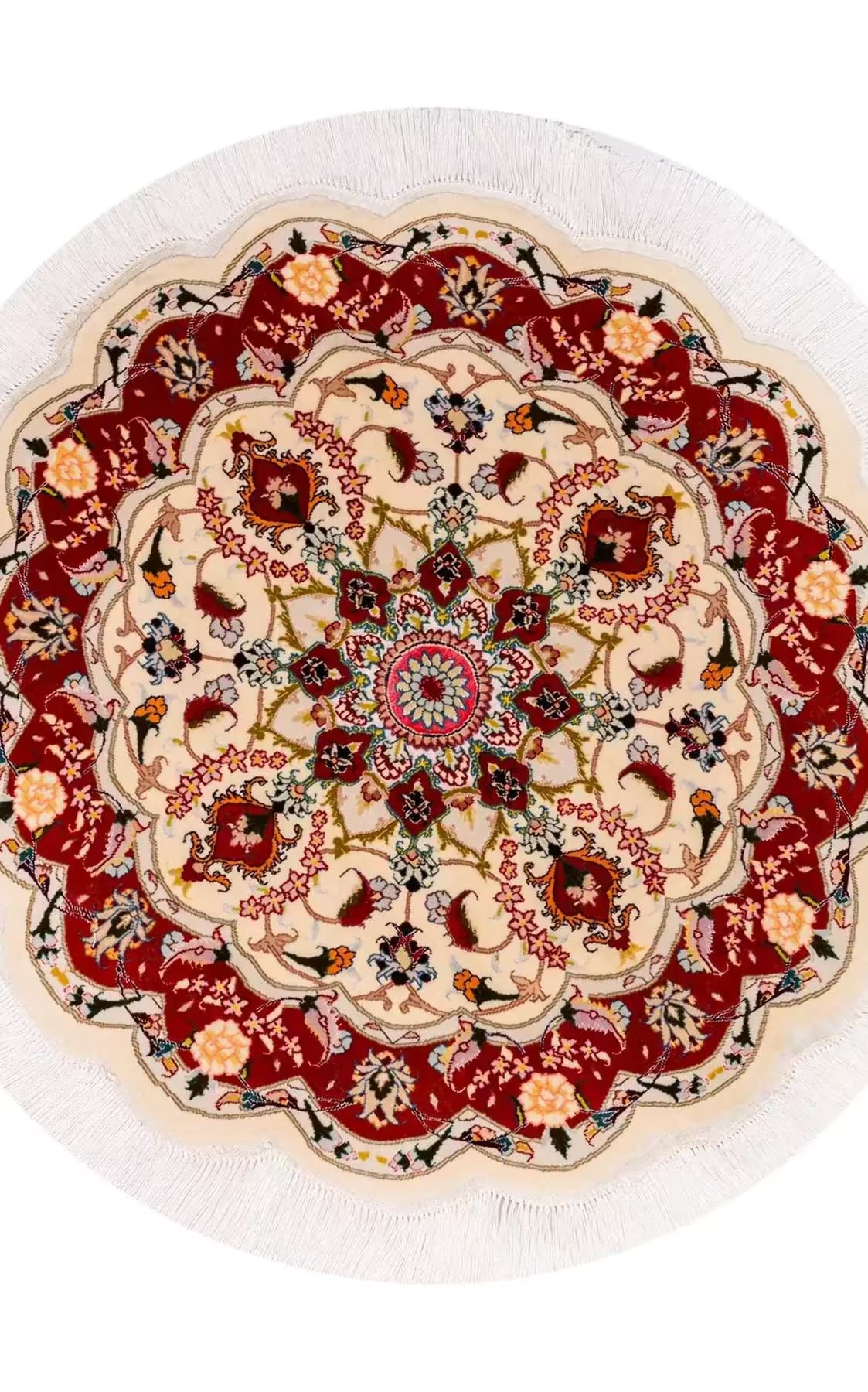 ペルシャ絨毯【タブリーズ産】アリヤ柄 tabriz-120