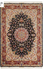 ペルシャ絨毯【タブリーズ産】アリヤ柄 tabriz-127（約6㎡） 1