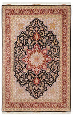 ペルシャ絨毯【タブリーズ産】ヘリス柄 tabriz-128（約6㎡）