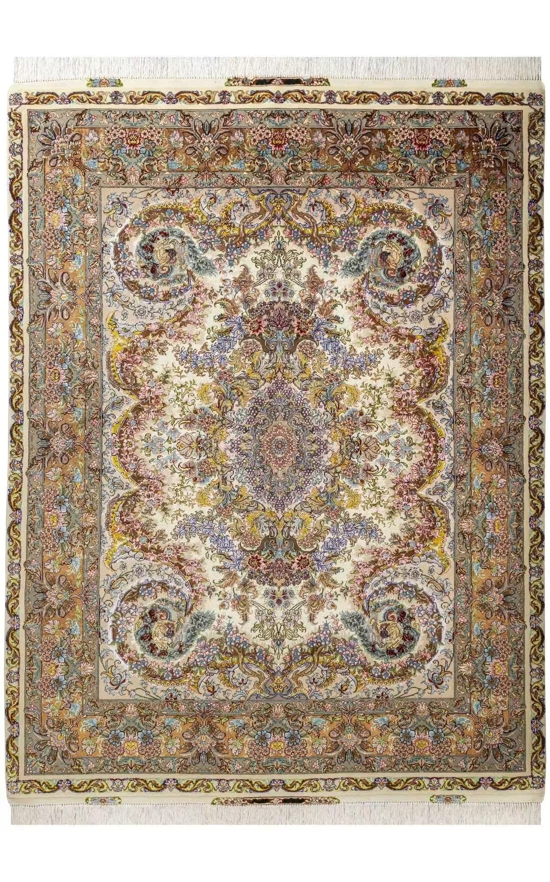 ペルシャ絨毯【タブリーズ産】tabriz-145（約3㎡）