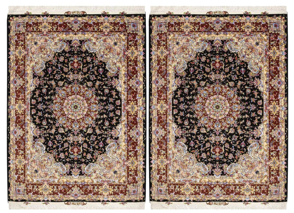 ペルシャ絨毯【タブリーズ産】アリヤ柄 tabriz-125