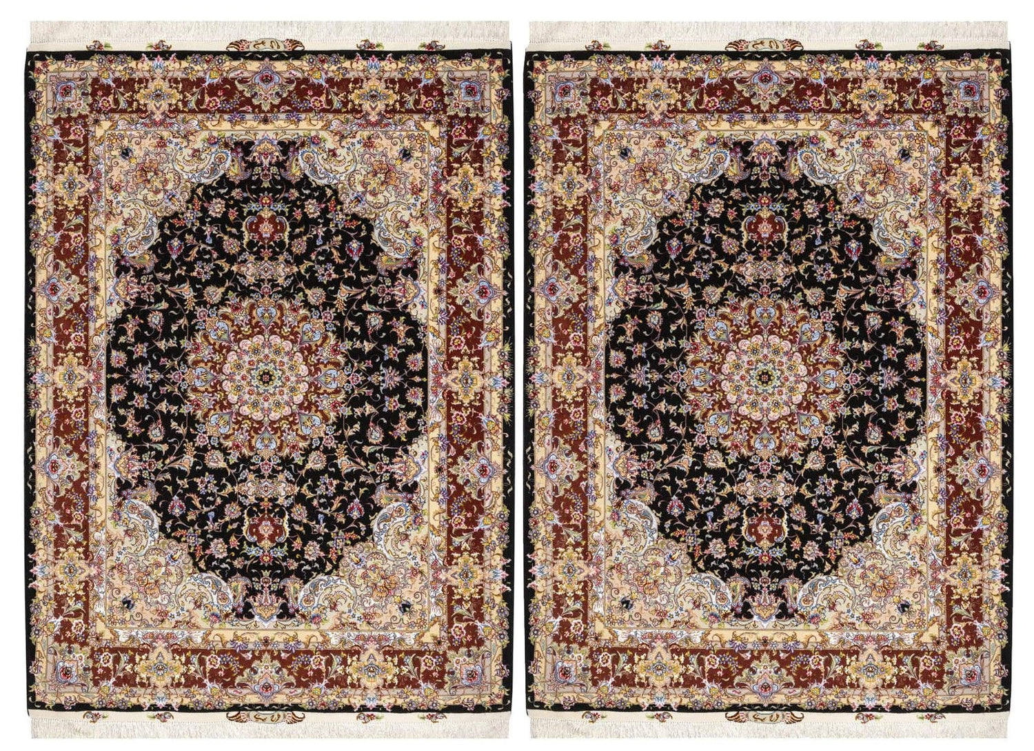 ペルシャ絨毯【タブリーズ産】アリヤ柄 tabriz-125