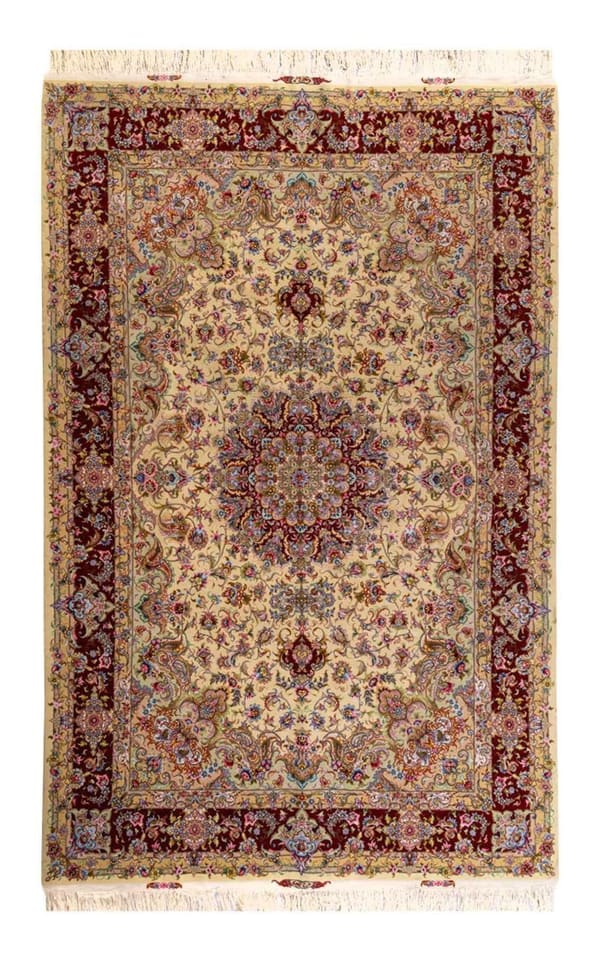 タブリーズ産 稀少大サイズ 手織りウール アリヤ 200×300cm (No.135)
